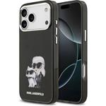 Karl Lagerfeld IML Aquarelle Karl and Choupette kryt iPhone 17 Pro čierny 57983127690