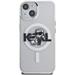 Karl Lagerfeld IML Glitter Karl and Choupette Sketch MagSafe kryt iPhone 15 priehľadný 57983125045