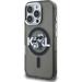Karl Lagerfeld IML Glitter Karl and Choupette Sketch MagSafe kryt iPhone 16 Pro čierny 57983125043