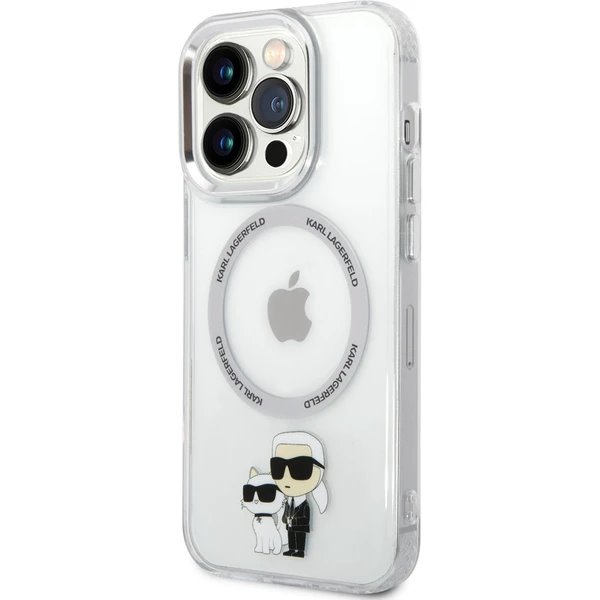 Karl Lagerfeld IML Karl and Choupette MagSafe kryt iPhone 14 Pro Max priehľadný 57983112456