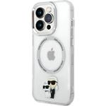 Karl Lagerfeld IML Karl and Choupette MagSafe kryt iPhone 14 Pro Max priehľadný 57983112456