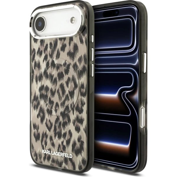 Karl Lagerfeld IML Leopard MagSafe kryt iPhone Air hnedý 57983128210