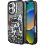 Karl Lagerfeld Liquid Glitter Scattered Choupette kryt iPhone 16 čierny 57983125052