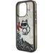 Karl Lagerfeld Liquid Glitter Scattered Choupette kryt iPhone 16 Pro Max čierny 57983125054