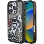 Karl Lagerfeld Liquid Glitter Scattered Choupette kryt iPhone 16 Pro Max čierny 57983125054