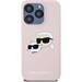 Karl Lagerfeld Liquid Silicone Double Heads MagSafe kryt iPhone 15 Pro Max ružový 57983120351