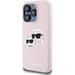 Karl Lagerfeld Liquid Silicone Double Heads MagSafe kryt iPhone 15 Pro Max ružový 57983120351