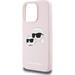 Karl Lagerfeld Liquid Silicone Double Heads MagSafe kryt iPhone 15 Pro Max ružový 57983120351