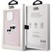Karl Lagerfeld Liquid Silicone Double Heads MagSafe kryt iPhone 15 Pro ružový 57983120348