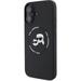Karl Lagerfeld Liquid Silicone K&CH Heads MagSafe kryt iPhone 16 čierny 57983122720