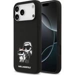 Karl Lagerfeld Liquid Silicone K&CH Sketch MagSafe kryt iPhone 17 Pro Max čierny 57983127687