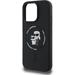 Karl Lagerfeld Liquid Silicone Karl and Choupette MagSafe kryt iPhone 16 Pro čierny 57983122712