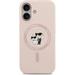 Karl Lagerfeld Liquid Silicone Karl and Choupette MagSafe kryt iPhone 17 ružový 57983127737