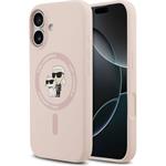 Karl Lagerfeld Liquid Silicone Karl and Choupette MagSafe kryt iPhone 17 ružový 57983127737