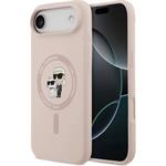 Karl Lagerfeld Liquid Silicone Karl and Choupette MagSafe kryt iPhone Air ružový 57983127739