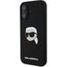 Karl Lagerfeld Liquid Silicone Karl Head MagSafe kryt iPhone 16 čierny 57983122736