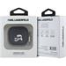 Karl Lagerfeld PU Embossed Karl and Choupette Heads Púzdro pre AirPods 4 čierne 57983124126