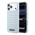 Karl Lagerfeld PU Houndstooth Resin Plate MagSafe kryt iPhone 17 Pro Max modrý 57983130700