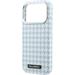 Karl Lagerfeld PU Houndstooth Resin Plate MagSafe kryt iPhone 17 Pro modrý 57983130694