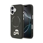 Karl Lagerfeld PU Karl and Choupette Heads Pins MagSafe kryt iPhone 17 čierny 57983127676