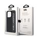 Karl Lagerfeld PU Saffiano Rhinestone Charm kryt iPhone 15 Pro Max čierna 57983120396