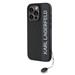 Karl Lagerfeld PU Saffiano Rhinestone Charm kryt iPhone 15 Pro Max čierna 57983120396