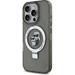 Karl Lagerfeld Ringstand Karl and Choupette MagSafe kryt iPhone 16 Pro Max čierny 57983122704