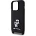 Karl Lagerfeld Saffiano Crossbody Popruh Metal Karl and Choupette kryt iPhone 15 Pro čierny 57983116653