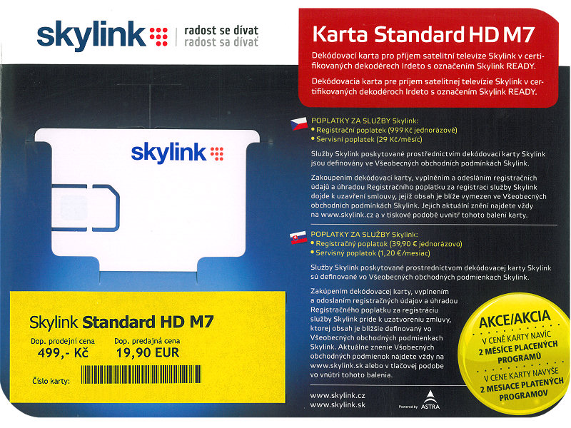 KARTA SKYLINK Štandard HD M7 8717755343567