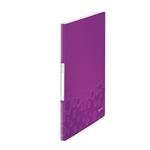 Katalogová kniha Leitz WOW, PP, 20 kapes, purpurová 46310062