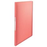 Katalogová kniha měkká Esselte Colour'Breeze, 40 kapes, korálová 628441