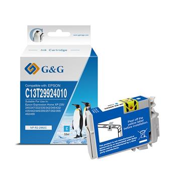 kazeta G&G (Epson C13T29924010 (9.6ml)C) pre Epson Expression Home XP-235/XP-332/XP-335/XP-432/XP-435 NP-R-2992C