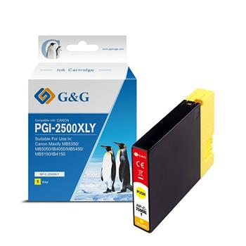 kazeta G&G pre Canon PGI-2500XLY Maxify MB5050/MB5350/IB4050 (20.4ml/Y) NP-C-2500XLY/C(PG)