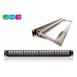 Keline K-Giga MODULAR, Cat.5e, Patch Panel 24xRJ45/s KEP-C5E-S-TL