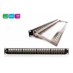 Keline K-Giga+ MODULAR Cat.6 Patch Panel 24xRJ45/s KEP-C6-S-TL