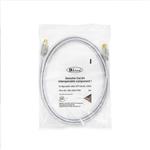 KELine patch kábel Cat 6A, STP, LSOH, šedý, 5.00m KEL-C6A-P-050
