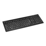 Kensington Advance Fit Ultra-Slim - Klávesnice - bezdrátový - 2.4 GHz - francouzština - černá K72344FR