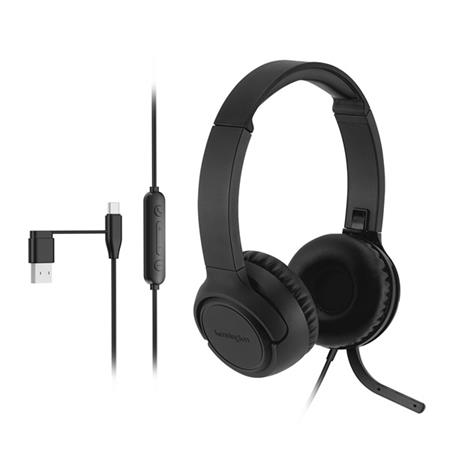 Kensington H950 EQ USB-C/USB-A On-Ear Headset K97469WW