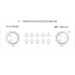 Kenwood Internetové rádio/Spotify/DAB+/BT/USB 2x10W,bílé! CR-ST100S-W