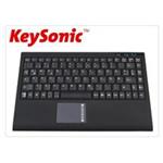 Keysonic ACK-540U+ (US) Mini-Keyboard, Touchpad, black, USB ACK-540U+ US