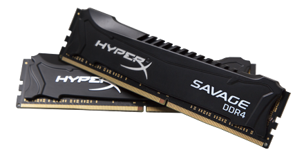 KINGSTON 16GB 2666MHz DDR4 CL13 DIMM (Kit of 2) XMP HyperX Savage Black HX426C13SB2K2/16