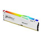 KINGSTON 16GB 5200MT/s DDR5 CL40 DIMM FURY Beast White RGB XMP KF552C40BWA-16