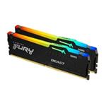 KINGSTON 16GB 6000MT/s DDR5 CL30 DIMM (Kit of 2) FURY Beast RGB XMP KF560C30BBAK2-16