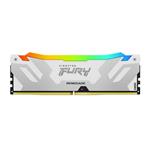KINGSTON 16GB 6400MT/s DDR5 CL32 DIMM FURY Renegade RGB White XMP KF564C32RWA-16