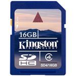 Kingston 16GB SDHC Class 4 Flash Card SD4/16GB