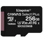 Kingston 256GB micSDXC Canvas Select Plus 100R A1 C10 - 1 ks SDCS2/256GBSP