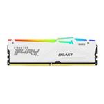 KINGSTON 32GB 6000MT/s DDR5 CL30 DIMM FURY Beast White RGB XMP KF560C30BWA-32