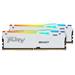 KINGSTON 32GB 6000MT/s DDR5 CL30 DIMM (Kit of 2) FURY Beast White RGB EXPO KF560C30BWEAK2-32