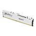 KINGSTON 32GB 6000MT/s DDR5 CL40 DIMM (Kit of 2) FURY Beast White XMP KF560C40BWK2-32