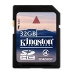 Kingston 32GB SDHC Class 4 Flash Card SD4/32GB